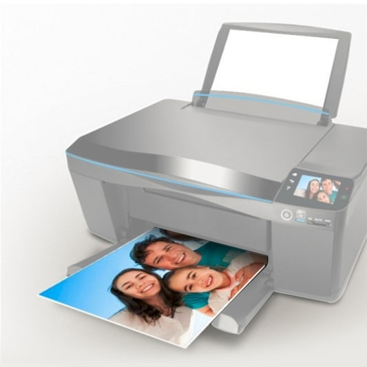 Inkjet photo paper sheets, single-sided coated, 6-inch, for color printing