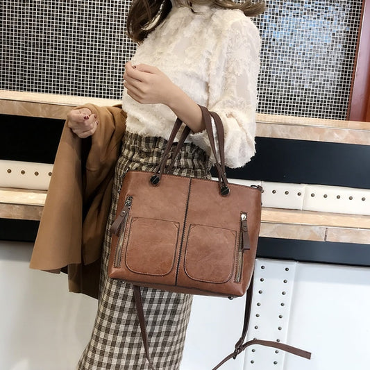 Fashion Casual PU Shoulder Bag Ladies Handbag Messenger Bag