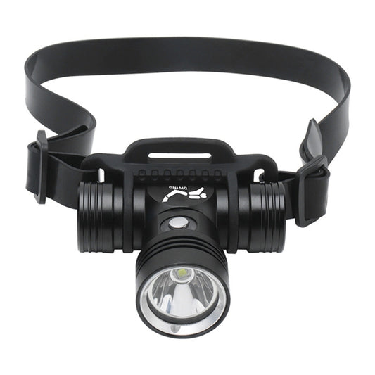 60m Underwater Photography Video Fill-up Headlight Diving Flashlight with Battery Display Function(Headlight+Battery+Charger)