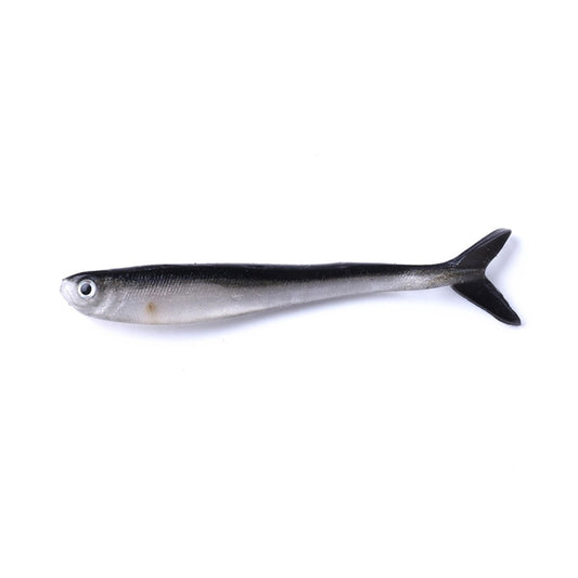 HENGJIA SO101 10 PCS 8cm/2.4g Loach Soft Bait Two-color Small Fish Road Soft Fishing Lure for Sea Fishing