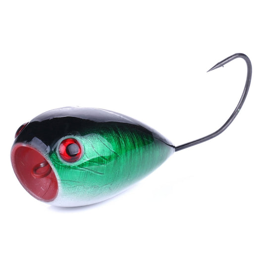HENGJIA PO036 8 PCS 8cm/13g Big Mouth Single Hook Hitting Water Wave Hard Bait Lure Outdoor Fishing Gear Lure Fishing Bait Fishing Tackle, PO036