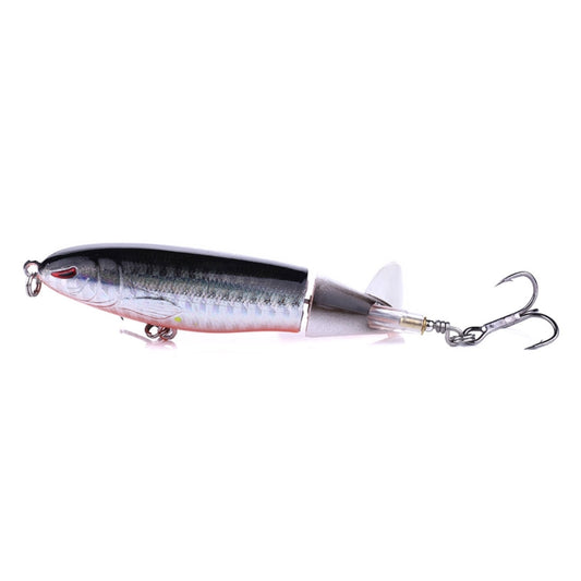 HENGJIA PE018 10cm/13g Propeller Tractor Shaped Hard Baits Fishing Lures Tackle Baits Fit Saltwater and Freshwater, PE018 1#, PE018 2#, PE018 3#, PE018 4#, PE018 5#, PE018 6#, PE018 7#, PE018 8#