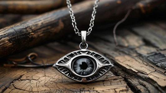 Elevate Your Style: The Allure of the 1926 Retro Demon Eyes Titanium Steel Necklace