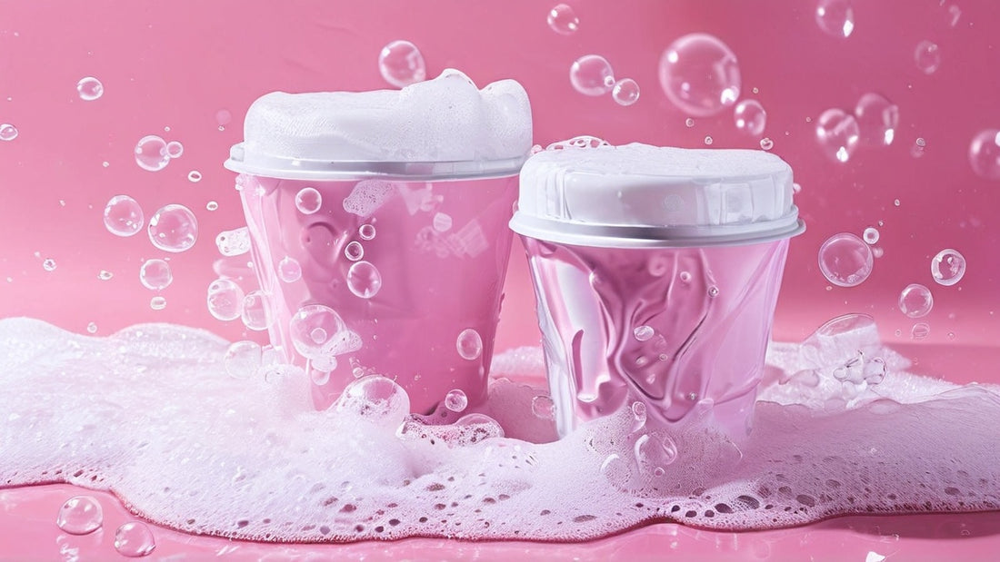 Bubble Up Your Skincare: Unveiling the Chic 2 PCS Bubbler Cleansing Set in Pink!