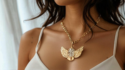 Layered Beauty: Discover the Meaning Behind the 2-in-1 Angel Lucky Numbers Necklace Set