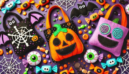 Get Creative This Halloween: DIY Felt Candy Bags for Kids!
