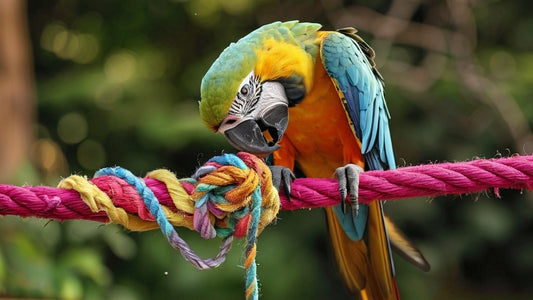 Swing into Fun: Why Your Parrot Needs the Bird Chew Toy Cotton Rope Ring