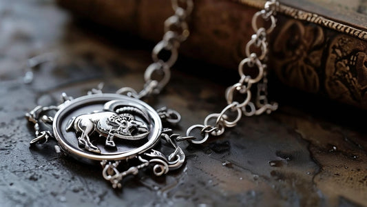 Unleash Your Inner Ram: The Allure of the Aries Silver Zodiac Necklace