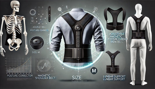 Discover the Ultimate Male and Female Adjustable Magnetic Posture Corrector Corset for Back Support – Black Friday Sale