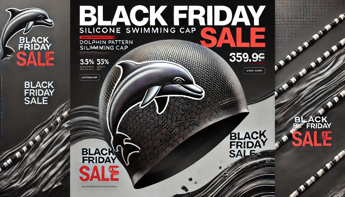 Make a Splash This Black Friday: Unbeatable Deals on the Dolphin Pattern Silicone Swimming Cap