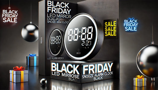 Wake Up in Style: The 8821 LED Mirror Alarm Clock is the Black Friday Deal You Can’t Miss!