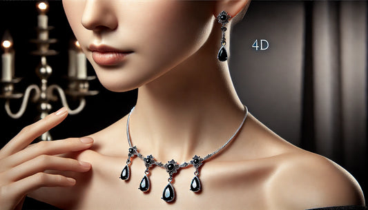 Black Friday Glam: Sparkle with the Opal Water Drop Necklace and Earrings Set