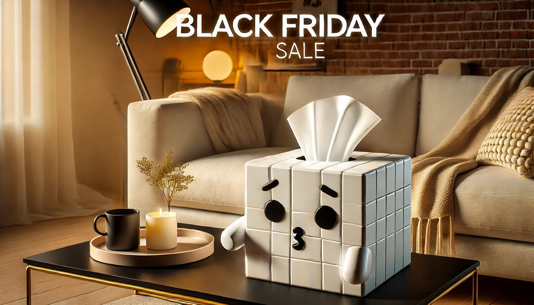 Transform Your Living Room with the Multifunctional Cartoon Tissue Storage Box: A Black Friday Must-Have!