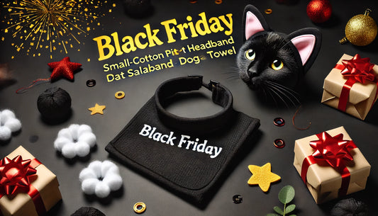 Perfect Pet Style for Black Friday: Must-Have Cotton Bibs and Headbands for Your Furry Friend!