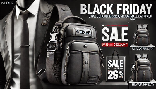 Upgrade Your Everyday Style: Black Friday Deals on the WEIXIER D265 Crossbody Backpack