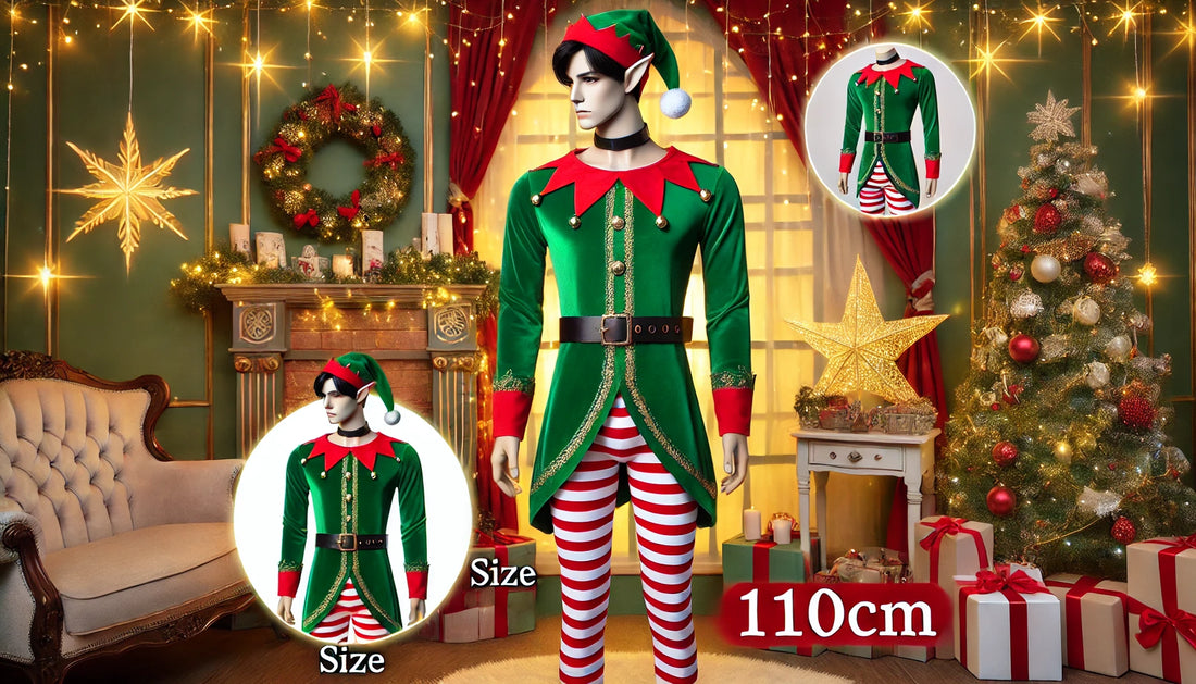 Spread Holiday Cheer: The Perfect Christmas Green Elf Cosplay Costume – Black Friday’s Festive Must-Have!