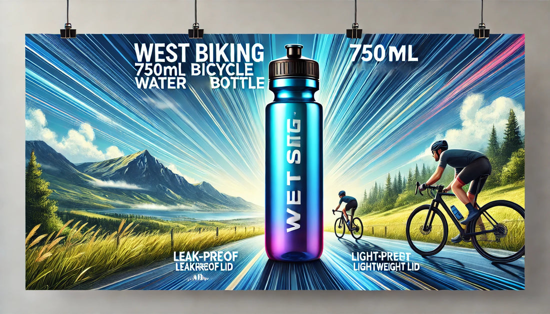 Ride in Style: The Perfect Hydration Companion – WEST BIKING 750ML Blue Gradient Water Bottle