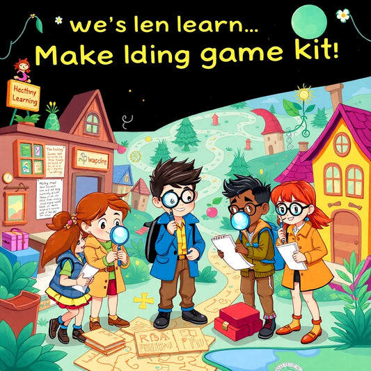 Puzzle Kids Detectives: The Ultimate Brain Training and Education Game Kit!