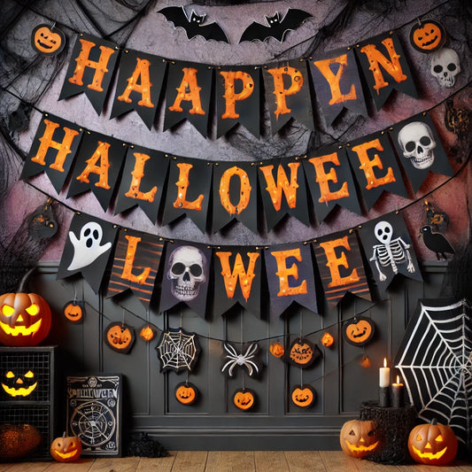 Spook Up Your Space: Creative Ways to Decorate with Halloween Alphabet Pull Flag Banners