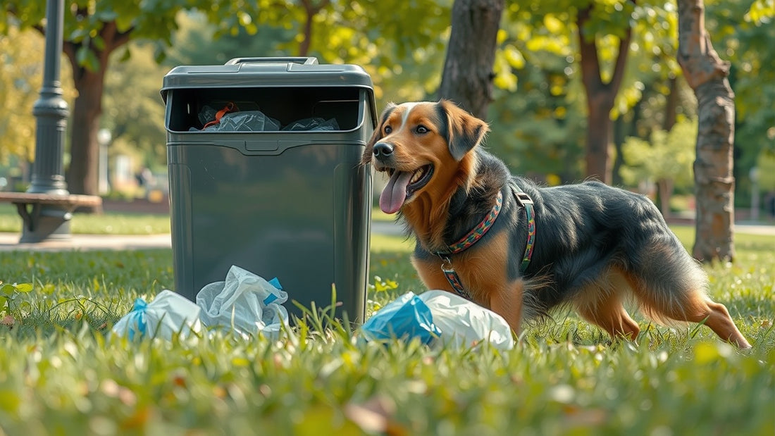 Portable Pet Waste Disposal Kit: Dog Poop Picker & Dispenser with 15 Trash Bags