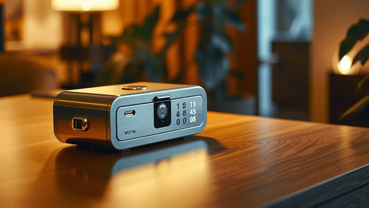 Deli MultiSecure: Compact Digital Safety Box Perfect for Home, Office, or Hotel – Mountable and Reliable.