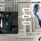 Ergonomic mesh office chair with adjustable headrest and dual lumbar support