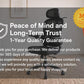 Black office chair with headrest and armrests, shown partially behind text banner