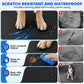 Black anti-scratch waterproof dog car seat cover fabric with non-slip dot surface