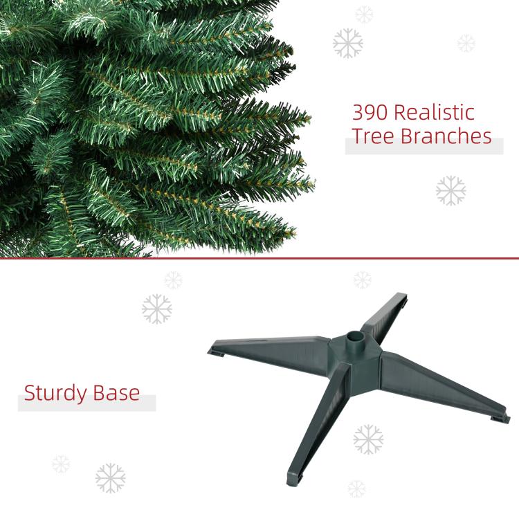 Artificial tree branches close-up with sturdy plastic tripod base