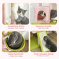 Cat tree feature collage with scratching posts, condo, hammock bed, and ramp