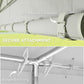 Carport canopy tent secure attachment clips and bungee ball fixing points