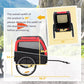Dog bike trailer dimension diagram with width and height markings