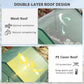 Green double-layer mesh roof design with translucent PE cover on mini greenhouse