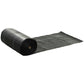 Rolled dark gray woven weed barrier fabric for landscaping weed control