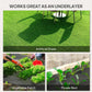Dark gray weed barrier used under artificial grass and around garden beds