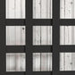 Black lattice trellis with square grid openings