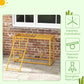 Wooden chicken coop activity center with swing and ladder for active play