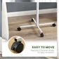 White bird stand base with four universal wheels for easy movement