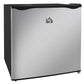 1.1 Cu.Ft Countertop Mini Freezer, Compact Upright Freezer with Removable Shelves, Silver