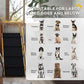 Wooden pet stairs ramp with black non-slip steps for dogs of various sizes