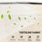Light beige breathable textilene fabric panel for outdoor chair seat and back