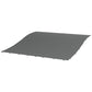Dark gray pergola shade canopy replacement cover with grommet edge and curved shape