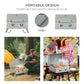 2-burner gas grill foldable portable design with compact legs