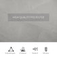 Gray polyester sidewall fabric texture with reinforced stitching