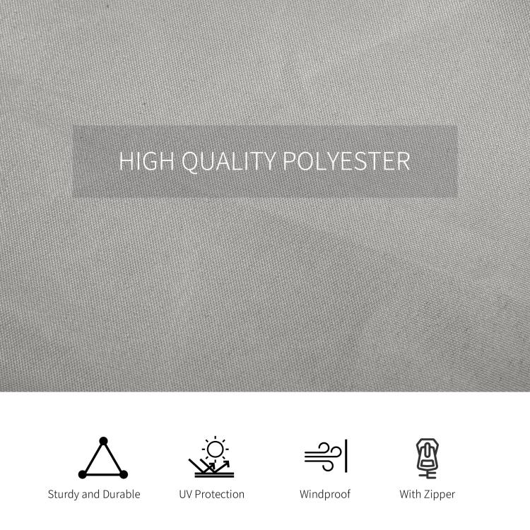Gray polyester sidewall fabric texture with reinforced stitching