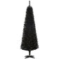 Black slim artificial pencil Christmas tree with base stand