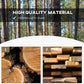 Natural fir wood grain close-up for an outdoor garden bench