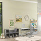 Kids bookcase with reading nook cushion, grey cubby storage shelves