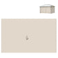 Beige gazebo sidewall panel with rectangular opening and grommeted edge