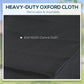 Heavy-duty black Oxford cloth fabric panel for removable trailer cover
